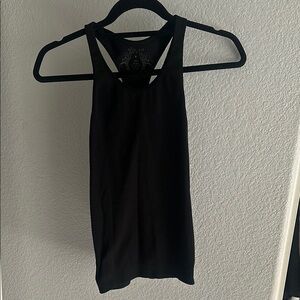 Love Black Tank Top Lightweight Racerback Style